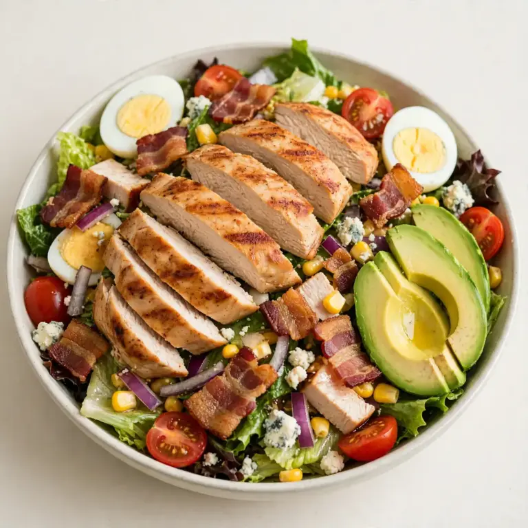 15-Minute Grilled Chicken Cobb Salad for Busy Weeknights