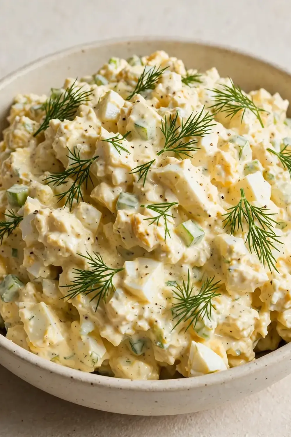 Creamy Egg Salad with Fresh Dill