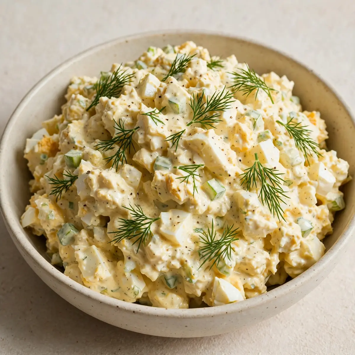 Creamy Egg Salad with Fresh Dill: 10-Minute Dinner