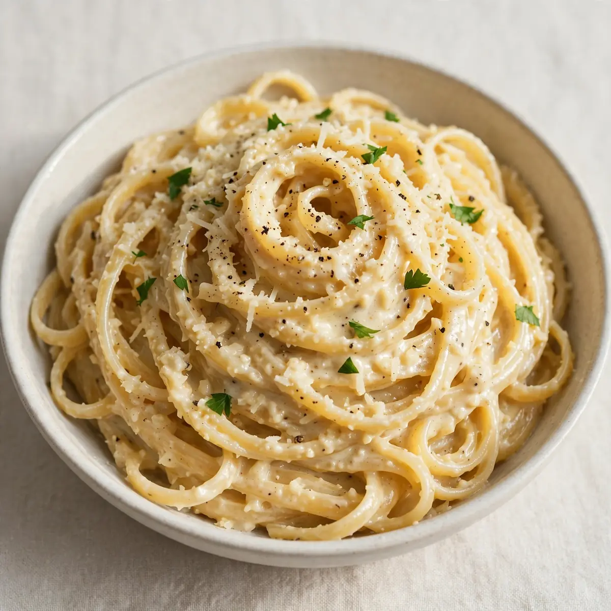 Creamy Garlic Parmesan Linguine Ready in 20 Minutes