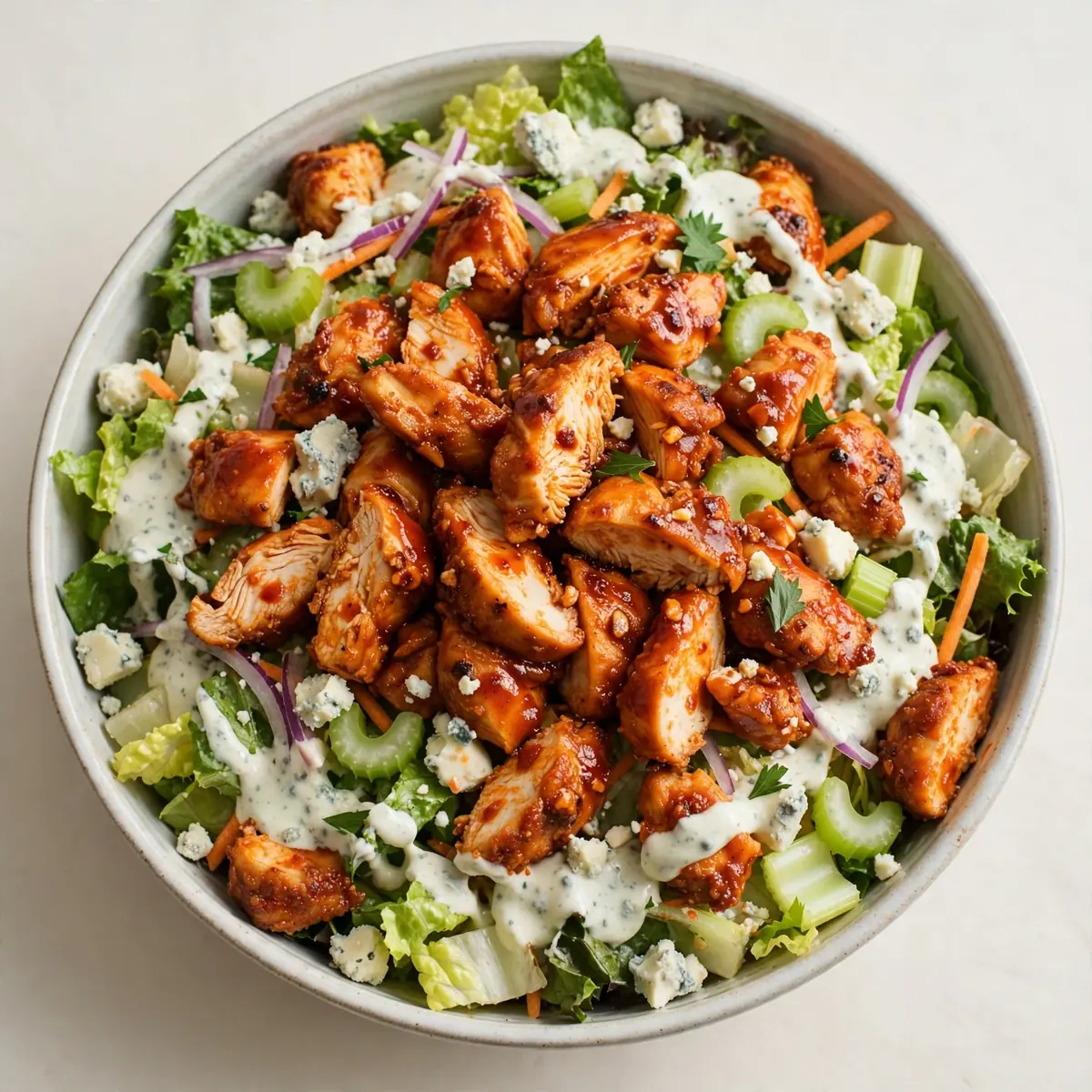 Easy Buffalo Chicken Salad for Busy Weeknights