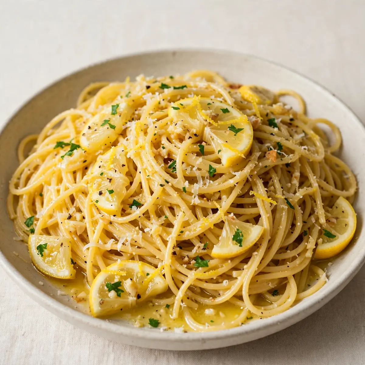 Lemon Garlic Butter Sauce Pasta