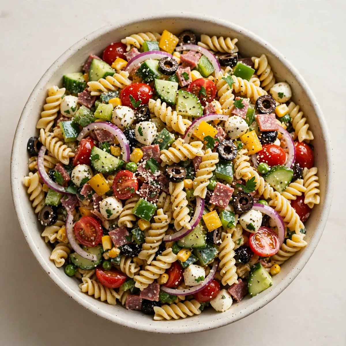 No Bake Pasta Salad Potluck