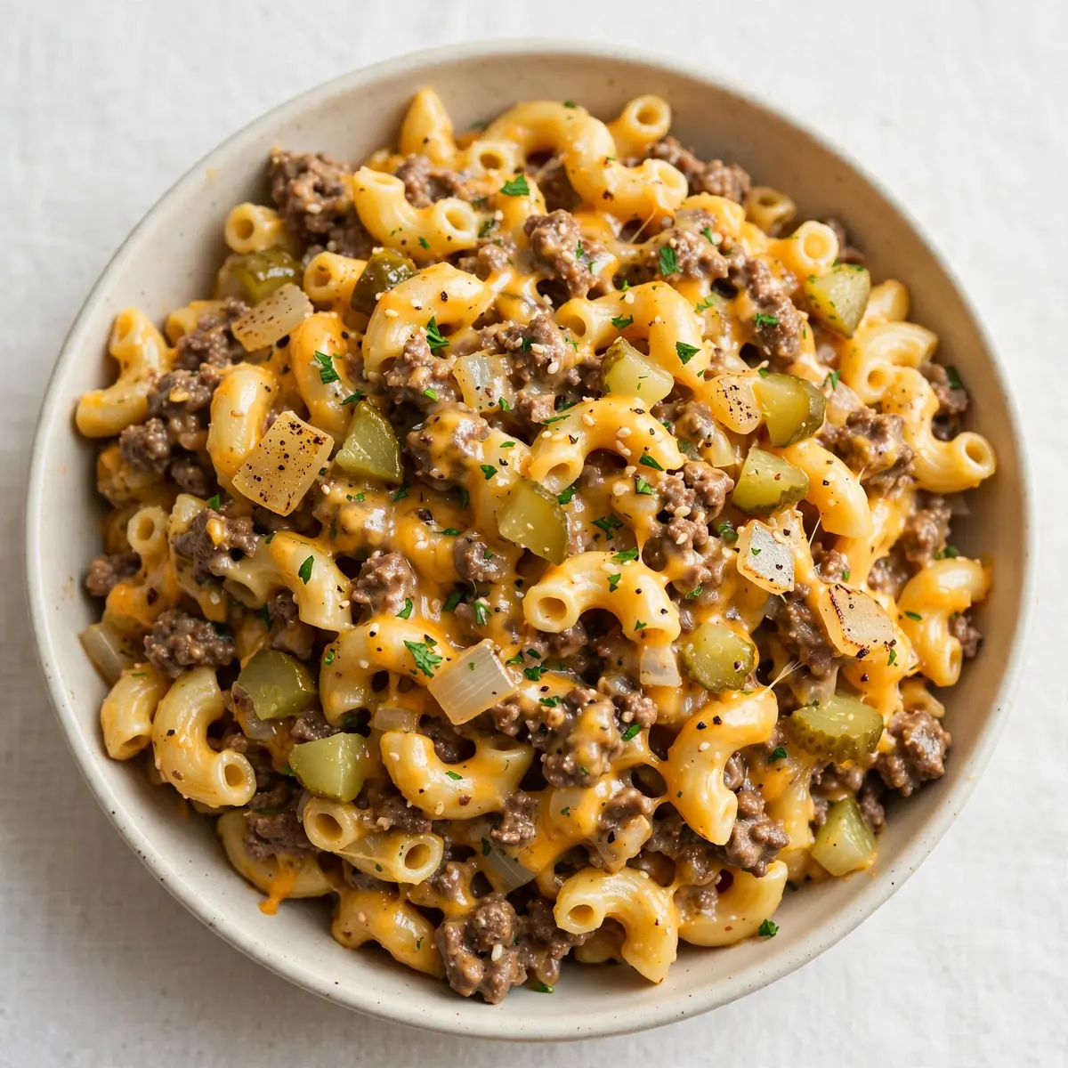 One Pot Cheeseburger Pasta A Quick Weeknight Dinner