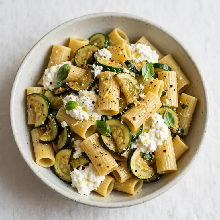Pasta With Zucchini And Ricotta