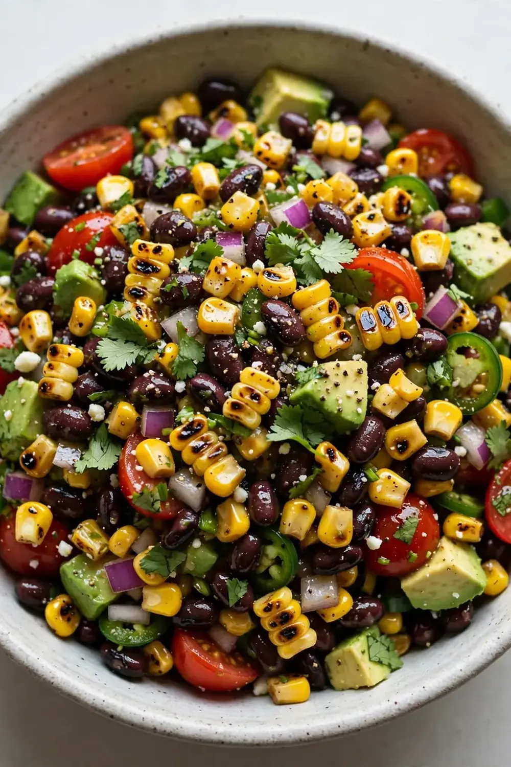 Grilled Corn and Black Bean Summer Salad