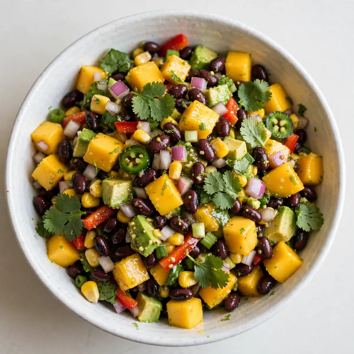 Quick 15-Minute Mango Black Bean Summer Salad