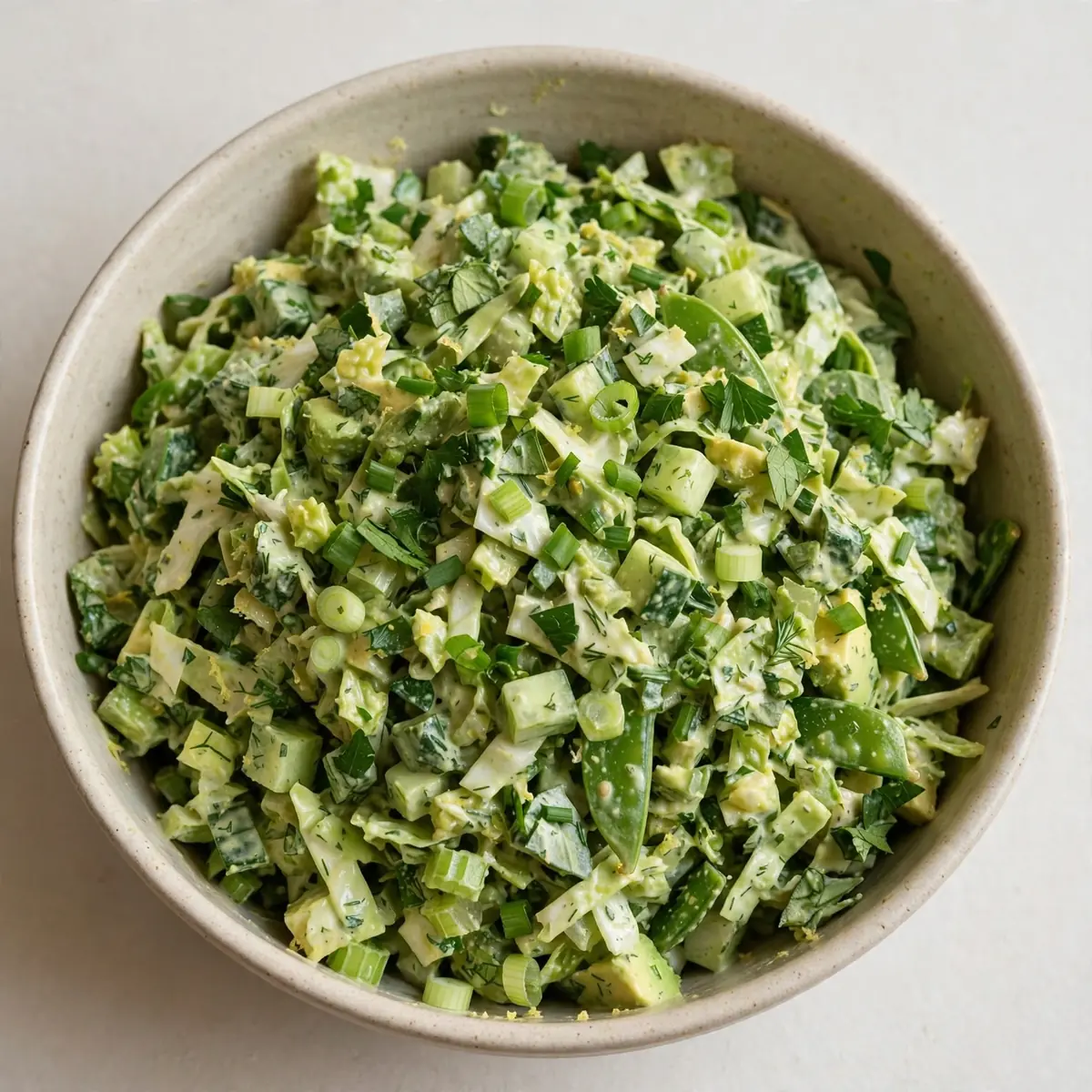 Quick Chopped Green Goddess Salad for Busy Weeknights
