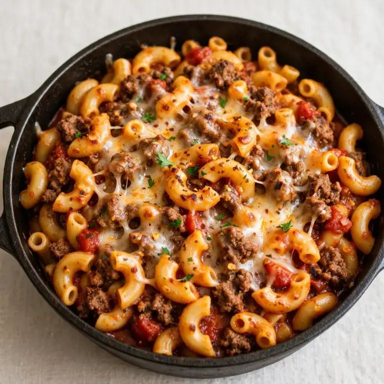 Quick One-Pot Beef Chili Macaroni for Busy Weeknights