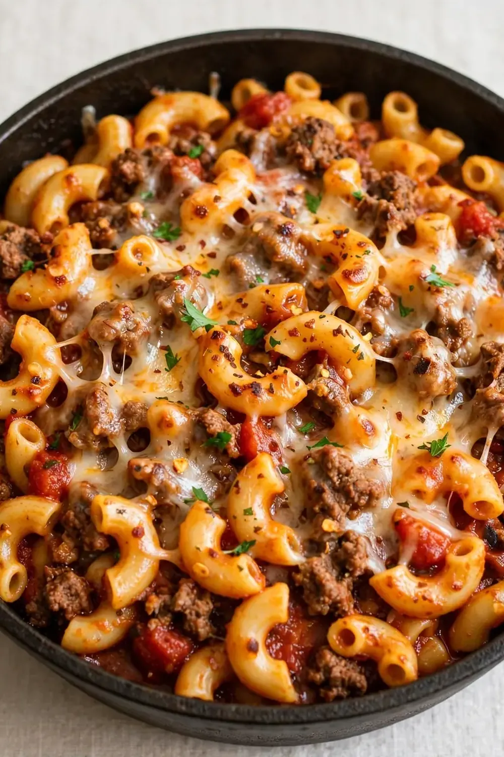 One-Pot Beef Chili Macaroni