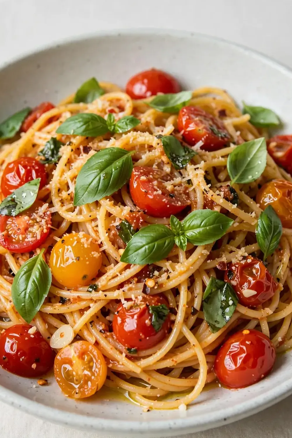 quick summer tomato basil pasta