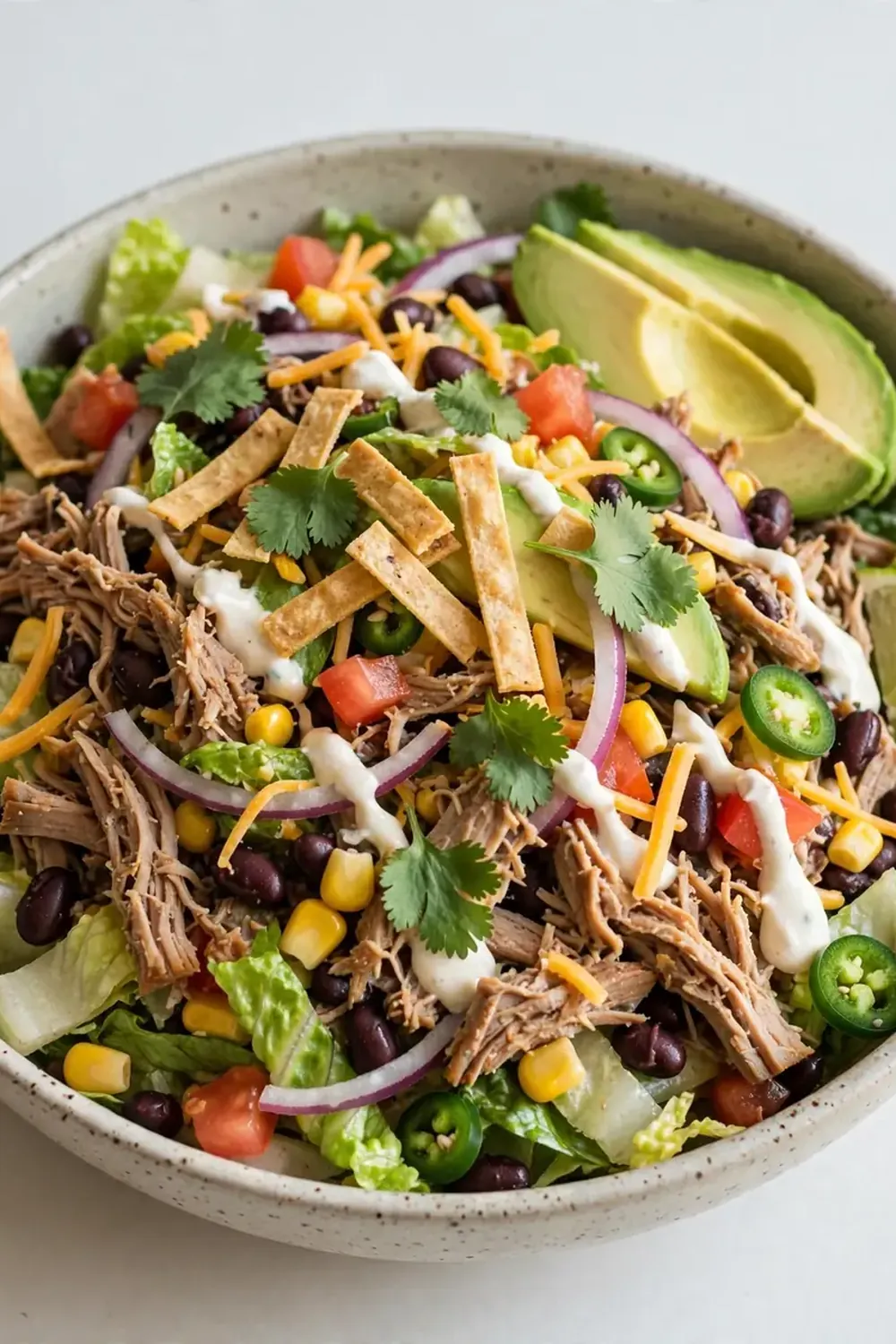 Turkey and Black Bean Taco Salad