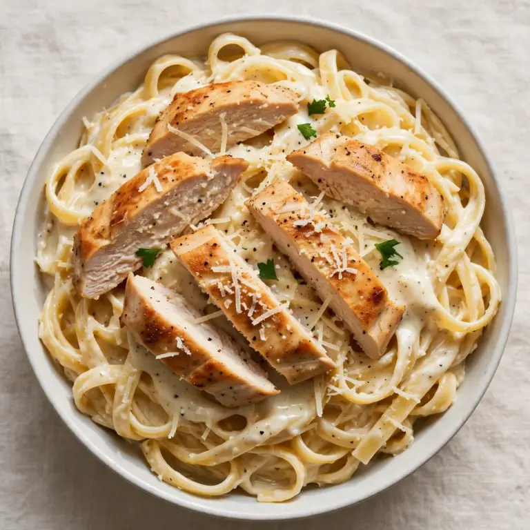 Quick Weeknight Chicken Fettuccine Alfredo