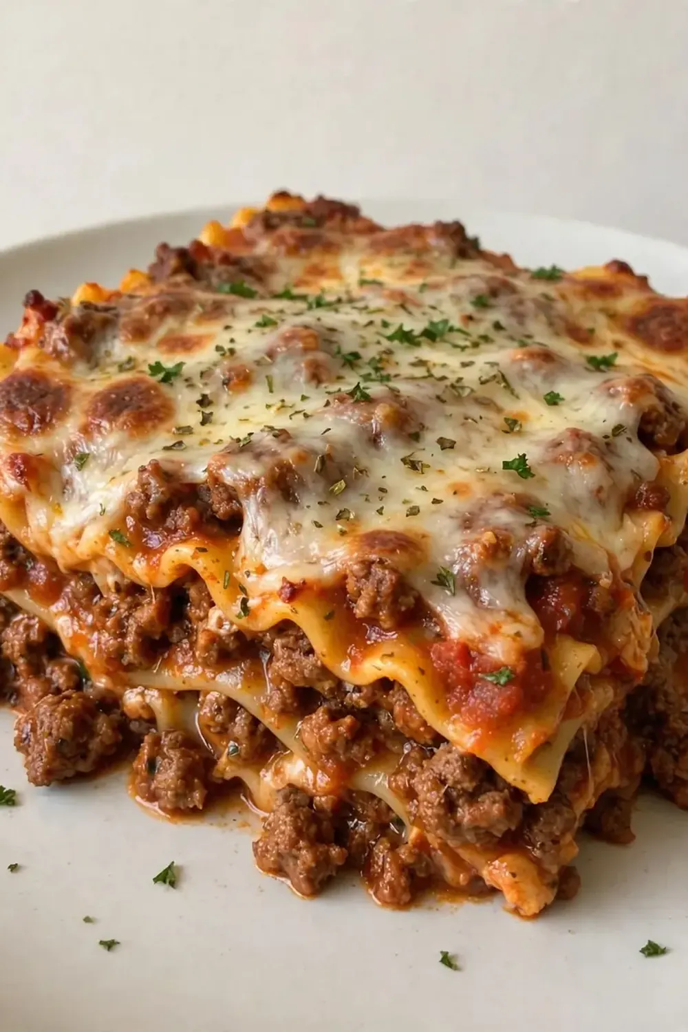 Classic Ground Beef Lasagna