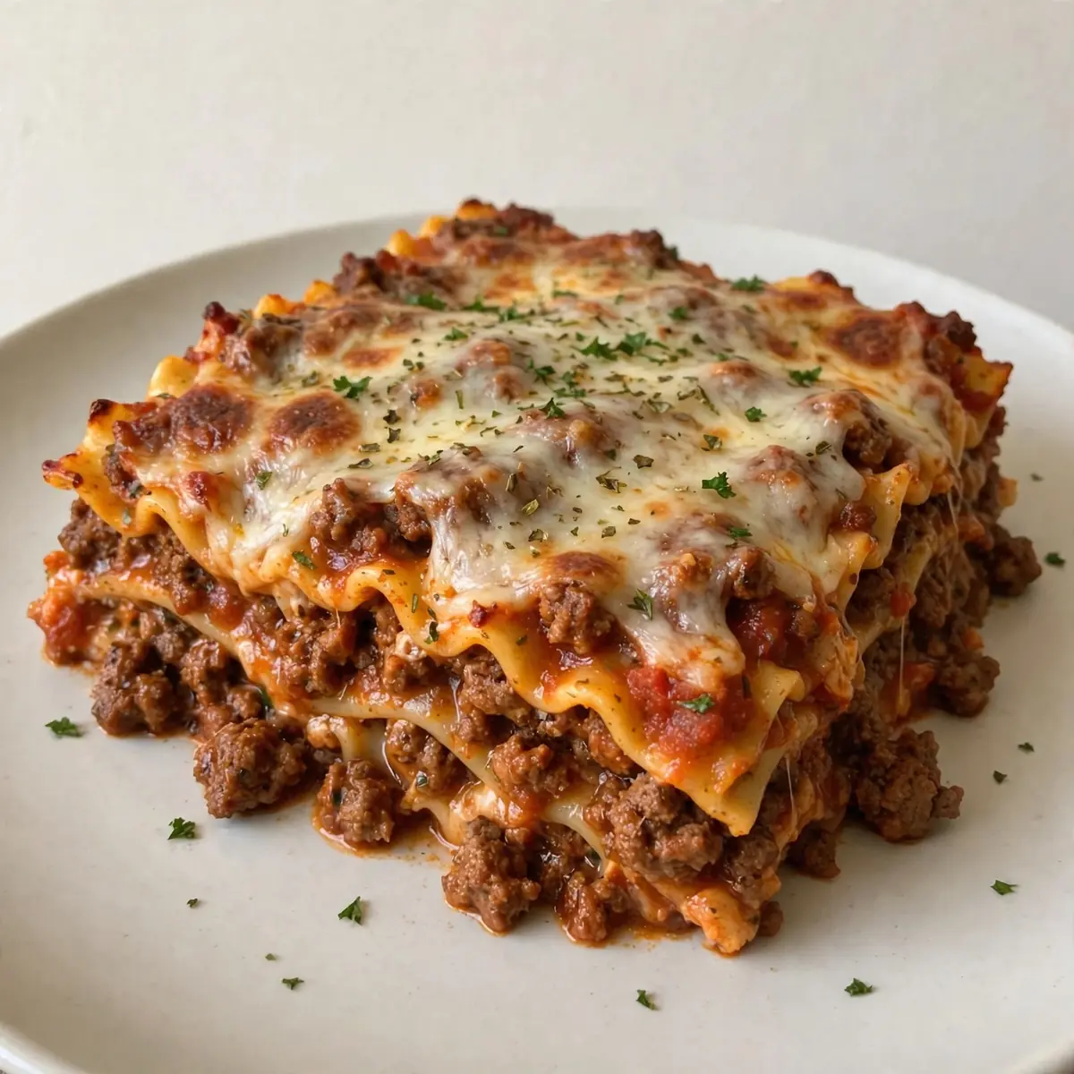 Quick Weeknight Classic Ground Beef Lasagna