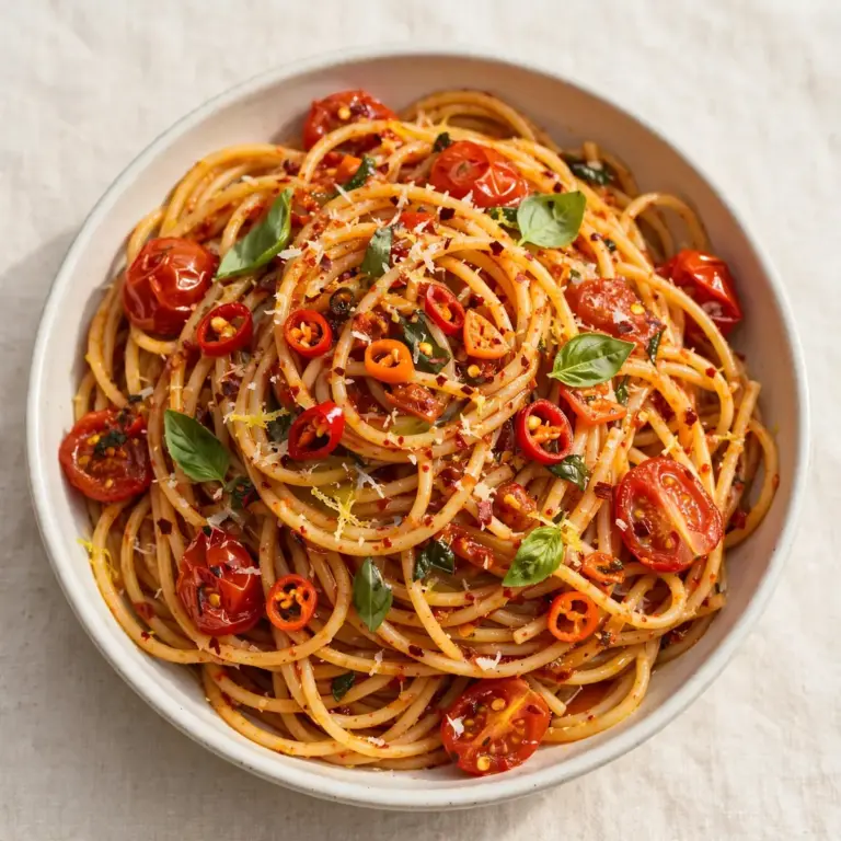 Spicy Calabrian Chili Pasta Summer